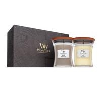 Woodwick Set regalo di candele (camino, lino) - 275,0 g