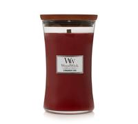 Woodwick Cinnamon Chai candela profumata con stoppino in legno 609.5 g