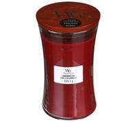 Woodwick Cinnamon Chai candela profumata con stoppino in legno 609.5 g