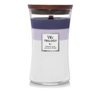 WoodWick Trilogy Large Hourglass Candles Candela profumata 610 g variante Evening Lux
