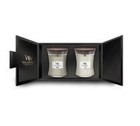 Woodwick Set regalo di candele (camino, lino) - 275,0 g
