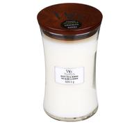 Woodwick - Hourglass Candles White Tea & Jasmine 609,5gr - LARGE - Candele profumate