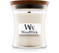 Woodwick Island Coconut candela profumata con stoppino in legno 85 g