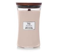 WoodWick Large Hourglass Candles Candela profumata 610 g variante Vanilla & Sea Salt