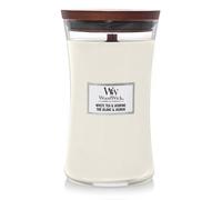 Woodwick Large Hourglass Candle White Tea & Jasmine Universal