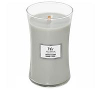 WoodWick Candela profumata Hourglass grande con stoppino crepitante | Lavender & Cedar | Durata della fragranza: fino a 130 ore