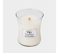 WoodWick Medium Hourglass Candle - White Tea & Jasmine Universal