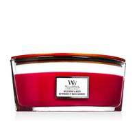WoodWick Pressed Blooms & Patchouli Candela profumata 453,6 g tipo Wild Berry & Beets