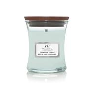Woodwick Sagewood & Seagrass candela profumata con stoppino in legno 85 g