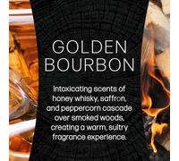 Woodwick Scented Candle with Crackling Wick Golden Bourbon Medium Hourglass