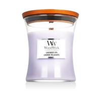 WoodWick Spiced Blackberry Candela profumata 275 g tipo Lavender Spa