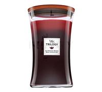 WoodWick Trilogy Large Hourglass Candles Candela profumata 610 g variante Sun-Ripened Berries