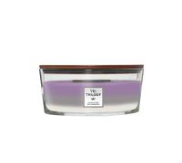 WoodWick Trilogy Candela profumata Ellipse con stoppino crepitante | Amethyst Sky | Durata della fragranza: fino a 50 ore