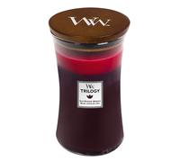 WoodWick Trilogy candela profumata a clessidra grande con Pluswick InnovationFru