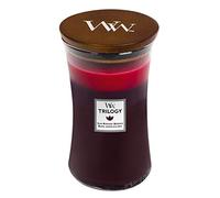 WoodWick Trilogy Large Hourglass Candles Candela profumata 610 g variante Sun-Ripened Berries