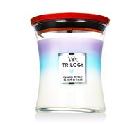 WoodWick Trilogy Medium Hourglass Candles Candela profumata 275 g variante Amethyst Sky