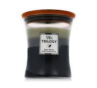 WoodWick Trilogy Medium Hourglass Candles Candela profumata 275 g variante Warm Woods