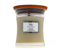 Woodwick Fireside Au Coin Du Feu candela profumata con stoppino in legno 85 g