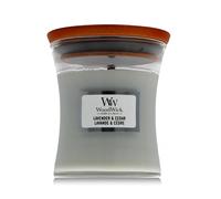 WoodWick Wild Berry & Beets Candela profumata 85 g tipo Lavender & Cedar
