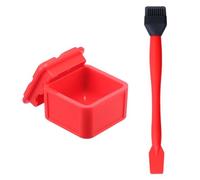 Woodwork Glue Set - Silicone Reusable Roller Brushes Container, Woodworking Glue Applicator for Home Repair Assembly Furniture Repair Craft Making Arts Hobby Construction | Marquetry Veneer Gluing