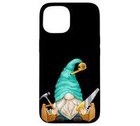 Woodworker Graphic Funny Woodworking Gnome For Carpenters Custodia per iPhone 15