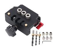 WOODWORKING DOWELING JIG PRECISION PUNCH LOCATOR FOR VERSATILE APPLICATIONS