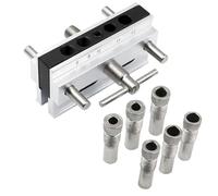 Woodworking Drill Guide, Doweling Drill Guide Tool, Portable Drill Block, Center Doweling Jig, Professional Centering Doweling Jig Kit for Woodworking Projects and Accuracy in Your Drilling