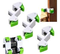 Woodworking Filler Board Installation Clamp, Dual-Sided Spring, Portable Alignment Scribe Jig Clamps with Gasket, Operable with One Hand for Kitchen Filler & Cabinet Carcass，3pc