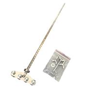 Woodworking Guide | 50cm 201 Stainless Steel Adjustable Precision Ruler 234g Multi Axis Track | Cutting Measurement Tool Carpentry Craft Layout Marker Durable Metal System | Furniture Craft Co