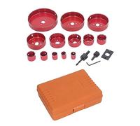 Woodworking Hole Opening Tool Kit with 1 Drill Bit 1 Gasket 1 Hex Wrench 13 Hole Saw Opener Cutter - Woodworking Hole Saw Opener, Drill Bit, Hex Wrench, Essential for Woodworkers