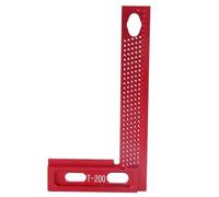 Woodworking Hole Ruler | T - 200 Lega di alluminio | Abrasione - Tolleranza e ossidazione - Inibiting | per Accurate Drilling/Carpentry/DIY Projects