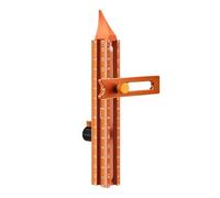 Woodworking Measuring Tools - Magnetic Base 4-Sided Tool For Miter Cutting Tile Flooring Carpenter | Alluminio Lega e Iron Material With Metal Marking Ruler Function, Precision Measurement