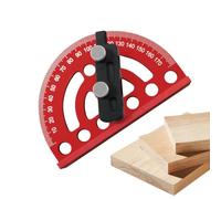 Woodworking Protractor 0-180 Degree Adjustable Multi-functional Gauge