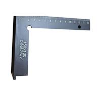 Woodworking Ruler Aluminium Square Measuring Tool with Seat Right Angles Positioning Block Layout Hand Tool Ruler Woodworking Right Angles Tool