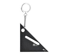 Woodworking Ruler, Aluminum Alloy Triangle Ruler, Alloy Metal 90/45 Degree Protrattore, Portable Aluminum Carpenter Square For Woodworking And Carpentry, Small Measurement Tool