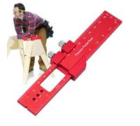 Woodworking Ruler, Metal Precision Ruler, Adjustable Sliding Despot, (160/200/300mm) 6.3 Inc/7.87 Inch/11.81 Inches, Square Chief for Marking and Measuring