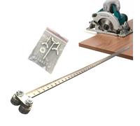 Woodworking Ruler - Precise Wood Cutting Guide, Adjustable Precision Calibrator Guide For Carpentry | Crafting Woodturning Mechanical Engineering Manufacturing Construction, 50cm/19.69 Inches