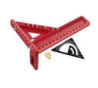 Woodworking Ruler, Precision Multi-Angle Carpenter Square Tool, Versatile Measuring Guide, 20x14x2cm, for Construction, Drafting, Carpentry, and Woodworking Projects Professional Personal