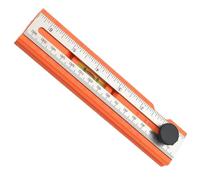 Woodworking Ruler - Precision Ruler | Gadget Di Misurazione Della Lavorazione Del Legno | Misurare I Righelli Valutati Per Le Lavorazione Del Legno | Gadget A Impugnatura Senza Slip Rotabile Per La Co