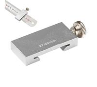 Woodworking Ruler Stopper - Aluminum Alloy for Scribe Guide Tool | Precision Positioning with Clamp Design, Carpentry Measuring Lock Block, Steel Ruler Locator for Construction Home Repair Projects