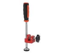 Woodworking Side Clamp | Fast Fixing F Clamp for Large/Thin Panels | Secure Grip Rubber Handle & Protective Sleeve | Carbon Steel Construction, 15mm Capacity