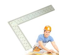 Woodworking Square - L Shape Framing Ruler Tool, High Precision 90 Degree Measuring Guide, Double Sided Carpentry Layout Instrument, Durable Marking Accessory | Carpenter Engineer Equipment
