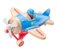 Woody Aereo in legno con luce e suono, incluso giocattolo pilota