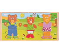WOODY puzzle da vestire - famiglia di orsetti