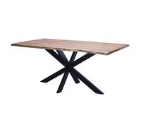 WOODY - tavolo con piano in legno massiccio