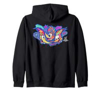 Woody Woodpecker Neon Street Style Catchphrases Felpa con Cappuccio