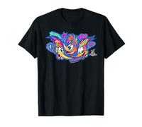 Woody Woodpecker Neon Street Style Catchphrases Maglietta
