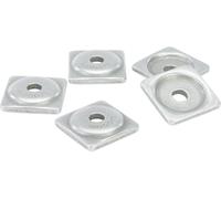 Woody's Alluminio Quadrato Supporto Piastre Naturale - 5/16in. Filo #ASW2-3775-M