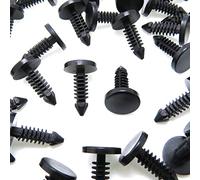 Woodzdon 100 pz Weatherstrip clip cruscotto fermo per AMC 4006516 per Ford 388246S per GM 20413107 25016383 per Auveco 11612 11680 Nylon nero Push Tipo fermo fermo Fit in 3/16" foro