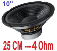 WOOFER 25 CM 4 Ohm 200w ALTOPARLANTE SOSP MORBIDA 10" POLLICI PANNELLO AUTO